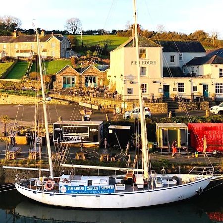 Stunning Yacht Sea Lion In Charlestown Harbour, Cornwall酒店 外观 照片