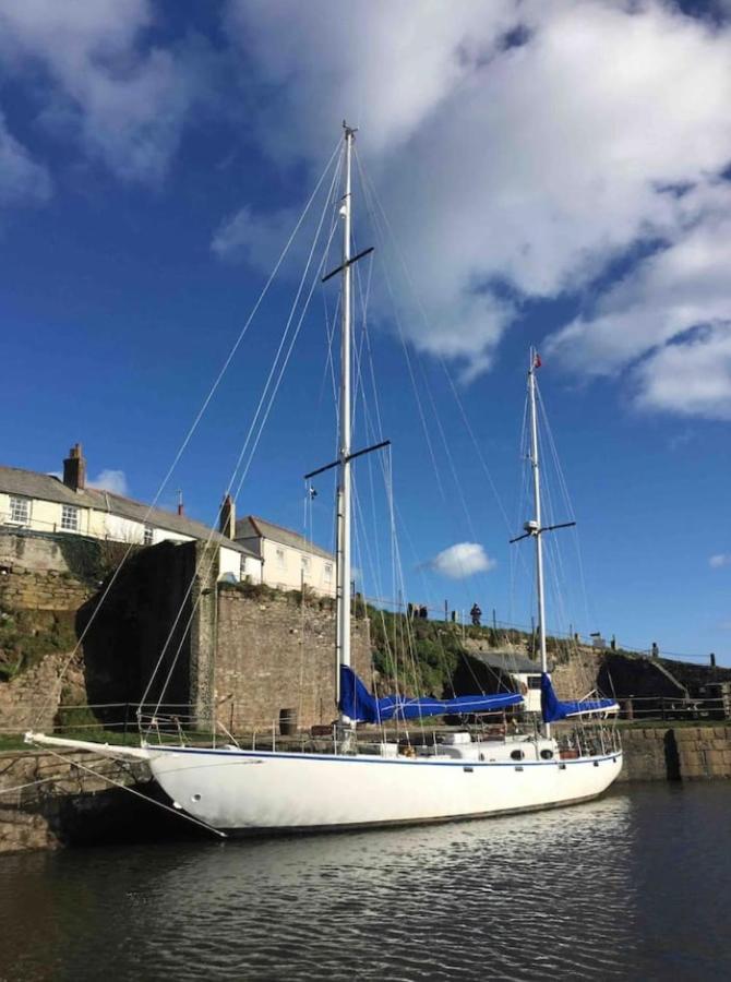 Stunning Yacht Sea Lion In Charlestown Harbour, Cornwall酒店 外观 照片